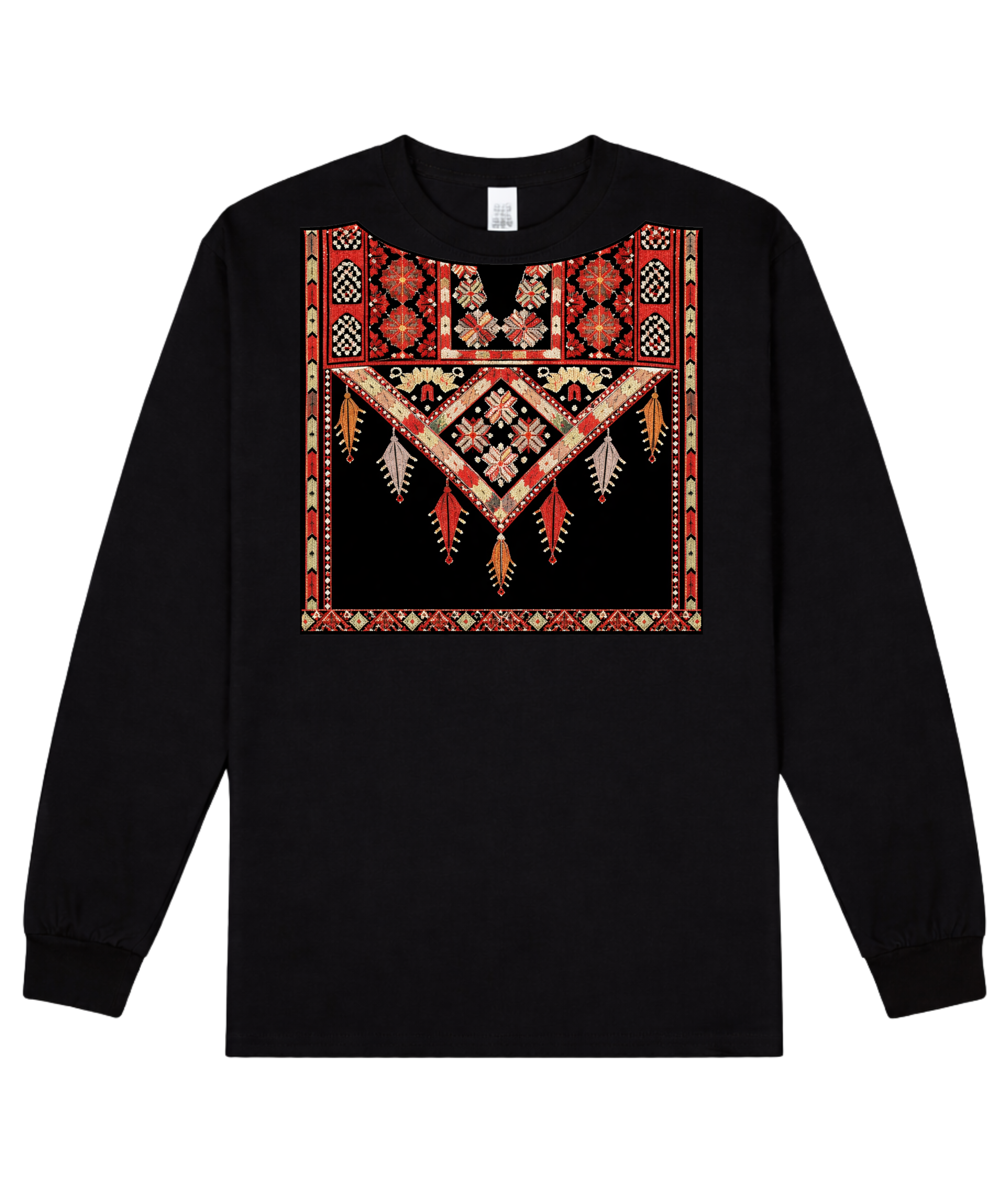 Tatreez Crewneck (Black)